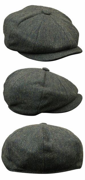 Infinity Peaky Blinders Tweed Gatsby Hat Grey Small 3