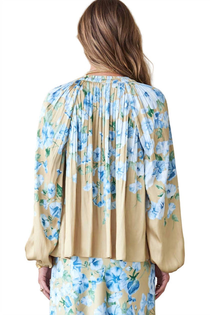 Current Air Maeve Floral Long Sleeve Top Multi XL 4