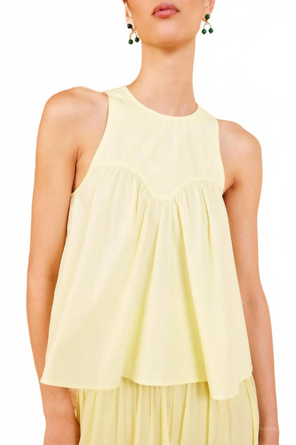 Ulla Johnson Kali Top Yellow Size 0 3