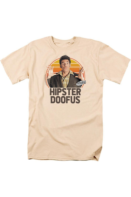 Gildan Seinfeld Kramer T-Shirt Beige Large 2