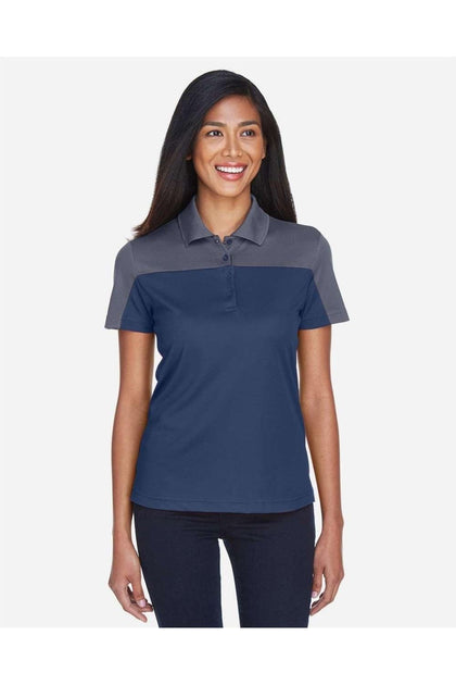 CORE365 Women's Balance Colorblock Performance Pique Polo Multi Large 2