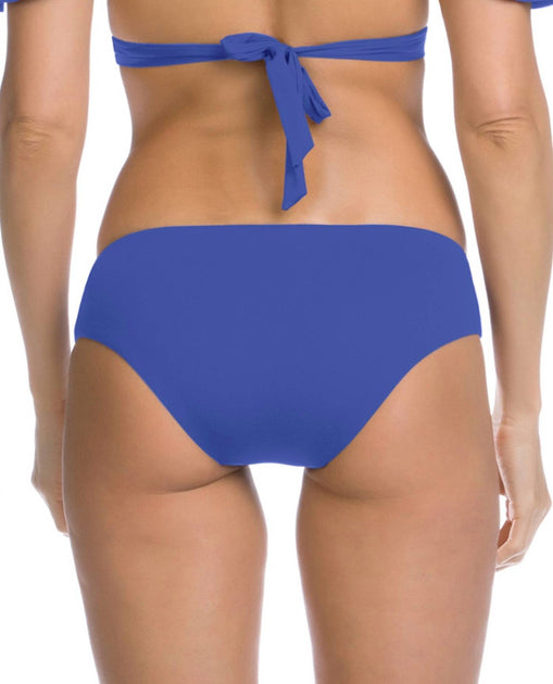 Becca Azure Keyhole Hipster Bikini Bottom Blue XSmall 3