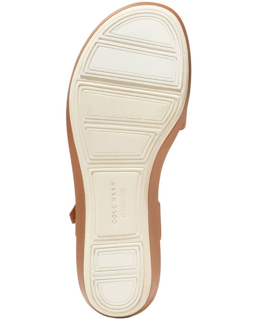 Cole Haan OG Peyton Flatform Leather Wedge Sandal Black US 10 4
