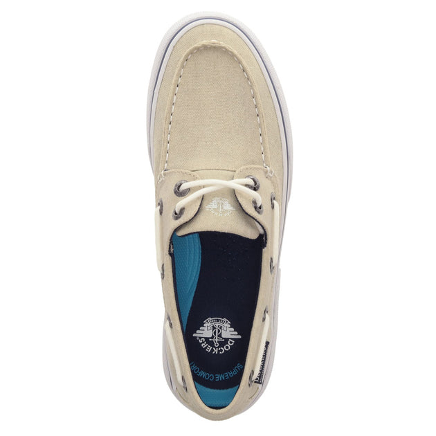 Dockers Rowe Canvas Boat Shoe Beige US 10 3