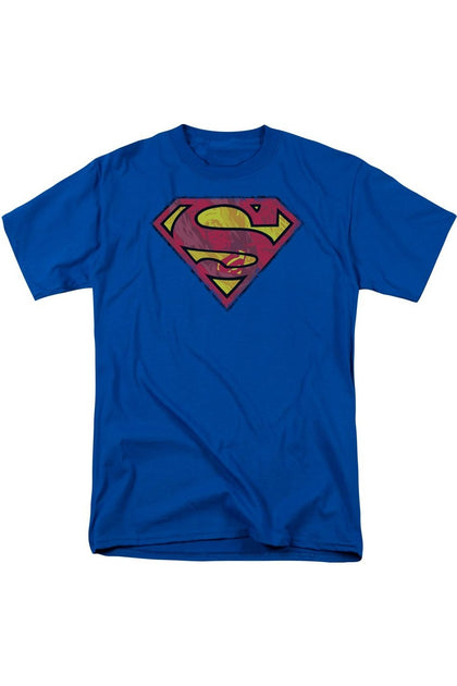 Gildan Superman Action Shield T-Shirt Blue XLarge 2