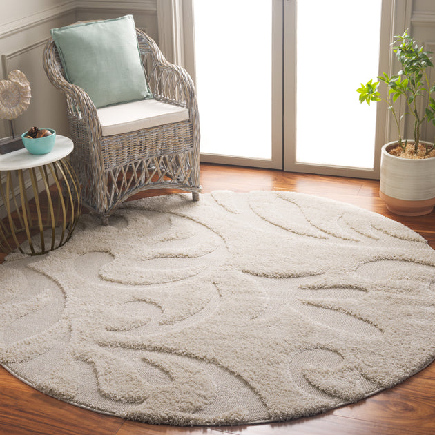 Safavieh Florida Shag Area Rug Creme 3