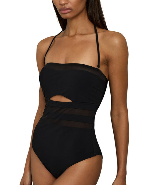 Reiss Luna Underwire Bandeau Top Black UK 8 2