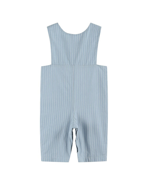 Lil Cactus Smocked Overall Blue 18-24 Months 4