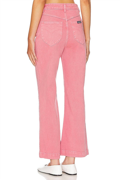 ROLLA'S Sailor Scoop Wide Leg Jeans Pink 34 4