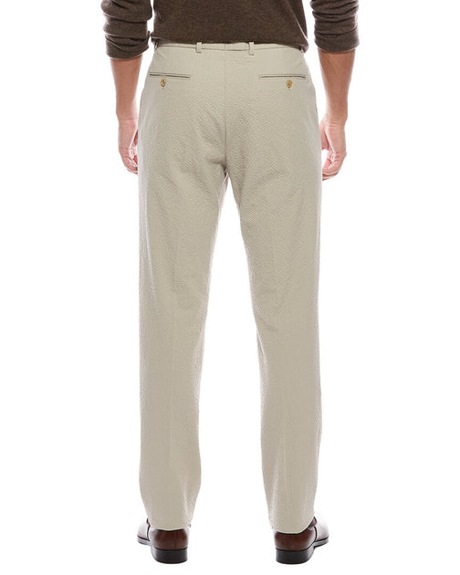 Todd Snyder Seersucker Sutton Suit Pant Beige 36x34 3