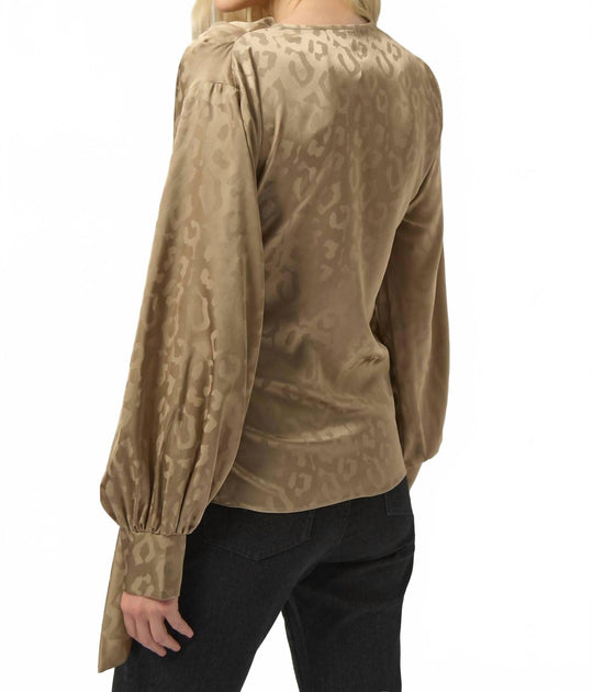 Joseph Ribkoff Wrap Top Gold US 2 3