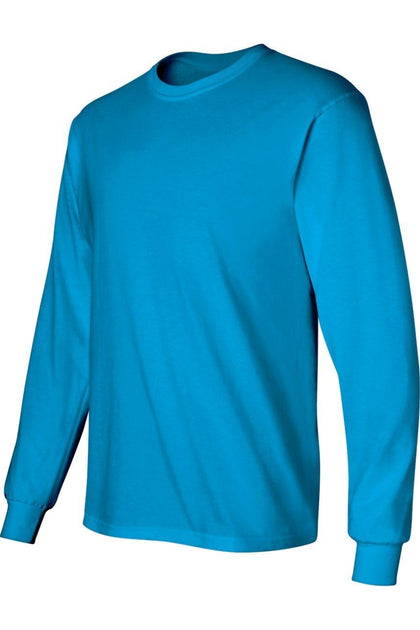 Gildan Ultra Cotton Long Sleeve T-Shirt Blue 5XL 4