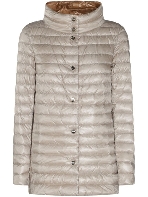 ブルゾン Herno Sand-Colored Padded Jacket With High Collar Herno Sand-Colored Padded Jacket With High Collar | ShopSimon