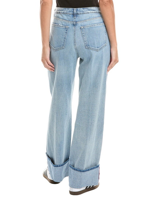 L'AGENCE Miley Wide Leg Jeans Blue 3