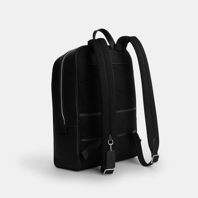 Coach Aiden Backpack Black Large 3