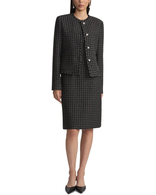 Lafayette 148 New York Harpson Wool-Blend Dress Black US 00 4