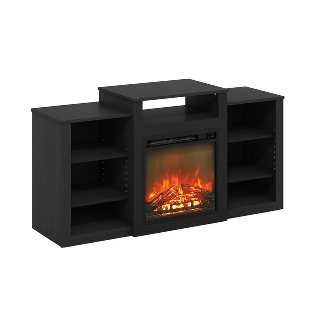 Furinno Jensen TV Stand Black 2