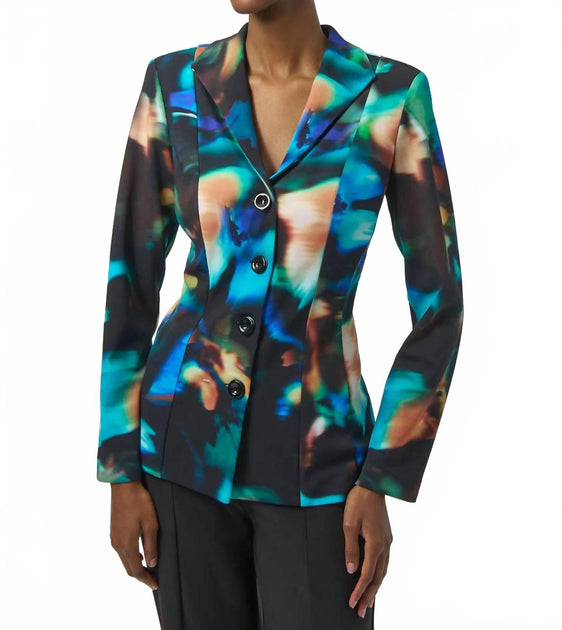 Joseph Ribkoff Fitted Blazer Multicolor US 6 2