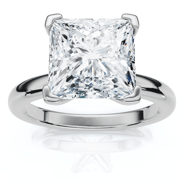 Pompeii3 Princess Cut Diamond Engagement Ring 14k Gold US 6 2