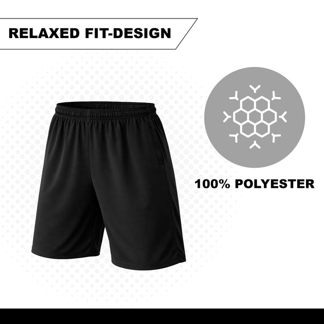 Jump Start Classic Poly Tech Lounge Shorts Multi Small 7