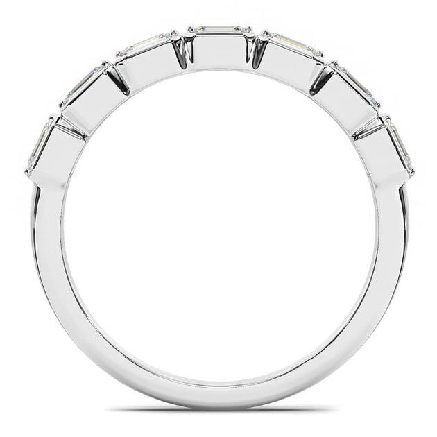 Pompeii3 5/8Ct Baguette Cut Wedding Ring 14k Gold US 8 5