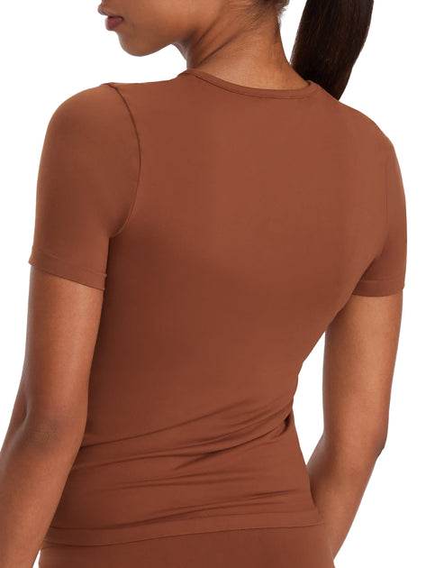Bare Smoothing Seamless T-Shirt Black Size M 3