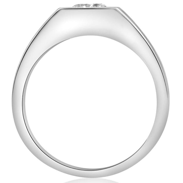 Pompeii3 Solitaire Diamond Wedding Ring 14k Gold US 10 4