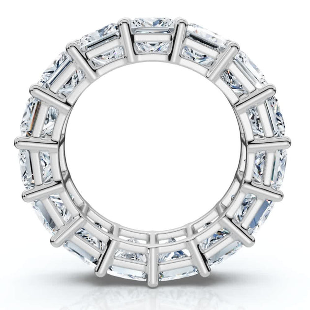Pompeii3 Princess Cut Diamond Eternity Ring 14k Gold US 7 5