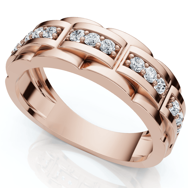 Pompeii3 1/3Ct Diamond Lab Grown Wedding Ring Gold US 7 4