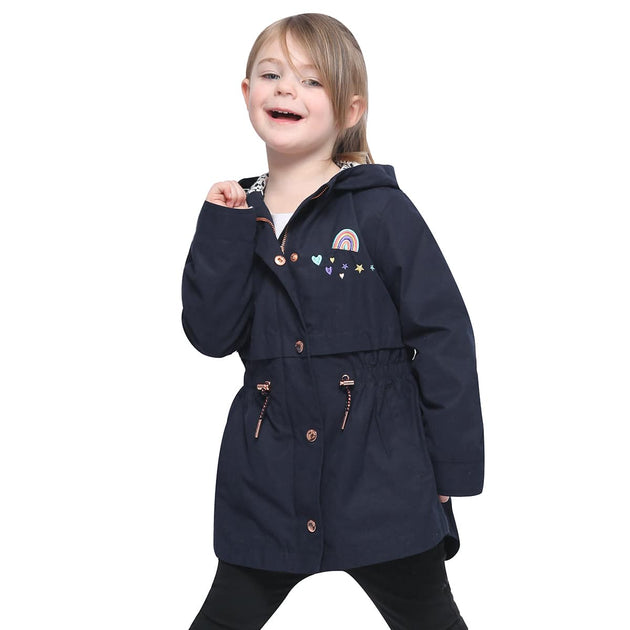 Rokka & Rolla Imperméable Léger Trench pour Filles Multi US 8 4