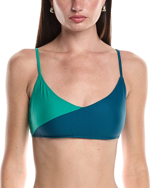 Summersalt The Marina Bikini Top Blue US 20 2