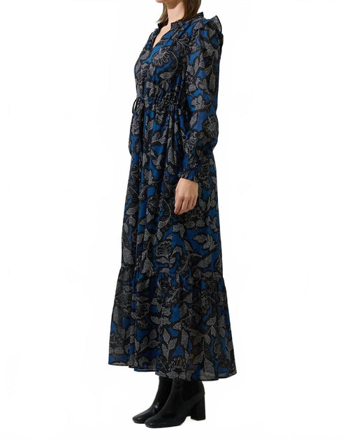 SUGARLIPS Aurina Midi Dress Blue XS 3