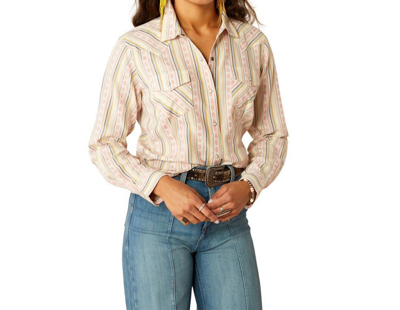 Ariat Alyssa Shirt Beige XSmall 2