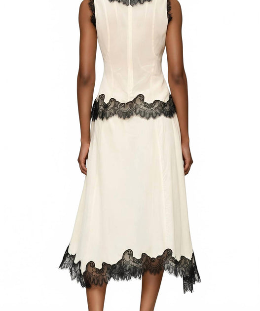 Relvoux Phoenix Top And Skirt Set Beige Medium 3