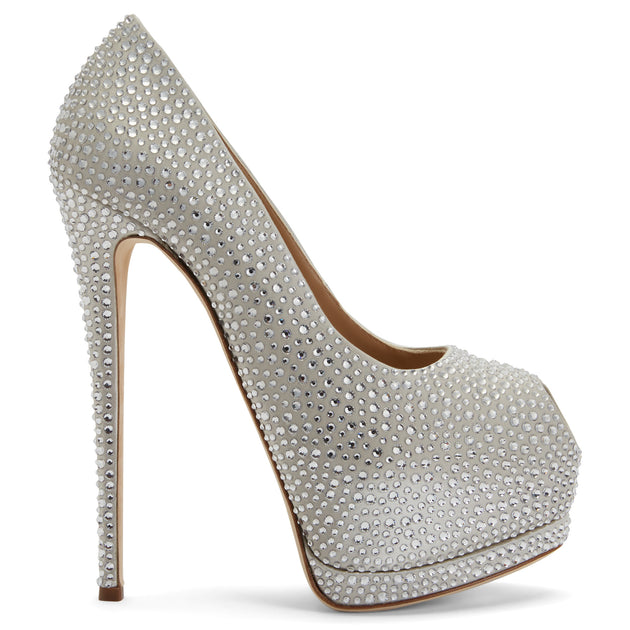 Giuseppe Zanotti Sharon High Heel Sandal Silver US 6 2