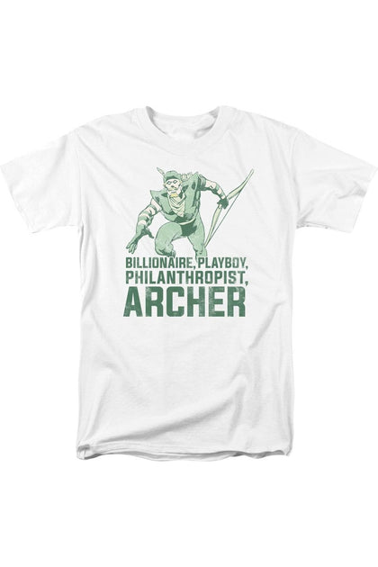 Gildan DC Comics Archer T-Shirt White 5XL 2