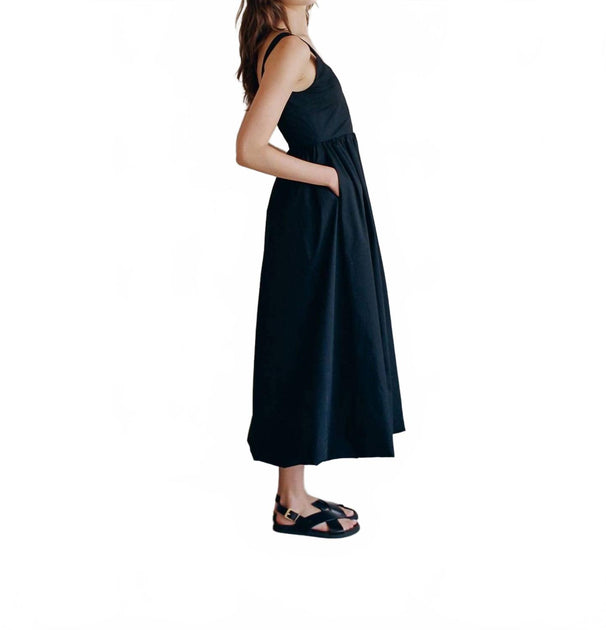 By Together Bubble Hem Maxi Dress Blue Small 4