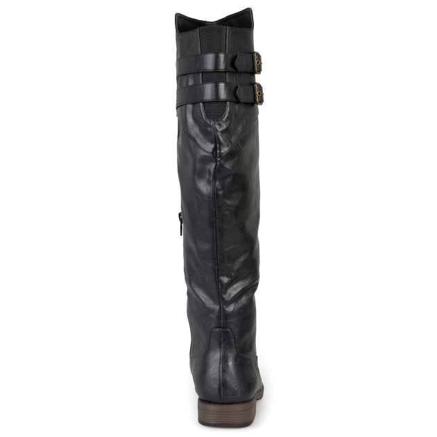 Journee Collection Tori Knee-High Boot Black US 8 4