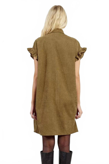 Robe chemise en velours Lili Sidonio 3