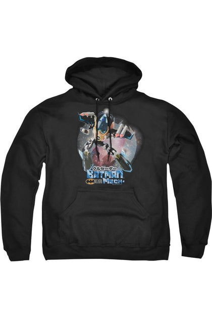 Gildan Batman Mech Adult Pullover Hoodie Black XXX-Large 2