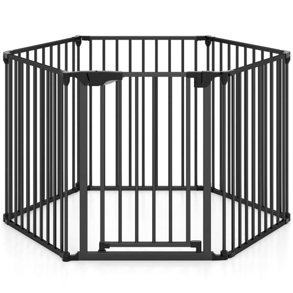 MODUKID 6-Panel Expandable Safety Gate Black 2
