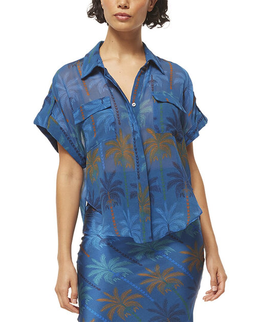 MISA Los Angeles Erin Top Blue Medium 2
