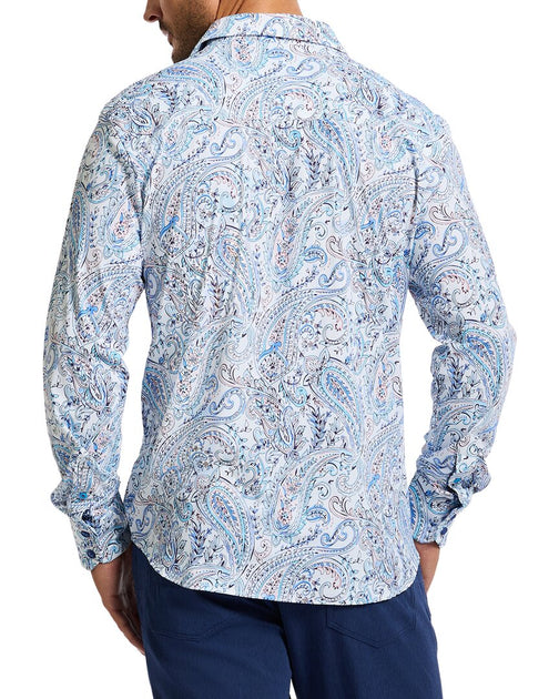 Robert Graham Muir Knit Shirt White Large 3