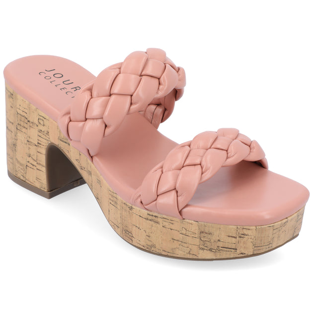 Journee Collection Kyaa Sandals Black US 6 2
