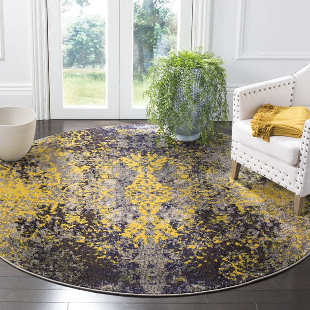 Safavieh Monaco MNC223 Area Rug Grey Multi 4