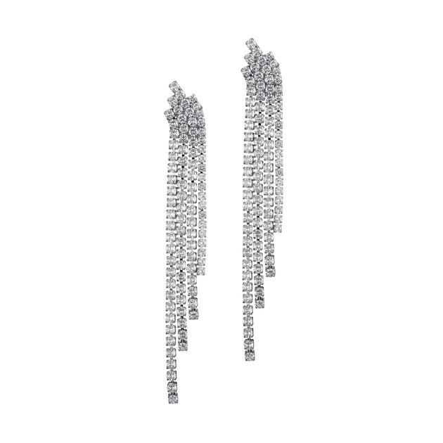 Adornia Sweeper Earrings Silver 2
