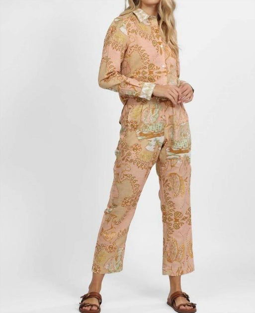 Las Surenas Italian Coast Pant Pink XS 4