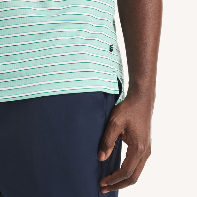 Nautica Striped Performance Polo Multi Medium 4