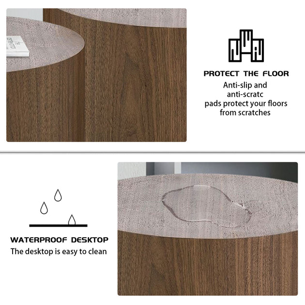Streamdale Sidetable Side Table Walnut/Oak 4