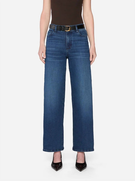 FRAME Le Palazzo Crop Jeans Blue 25 2